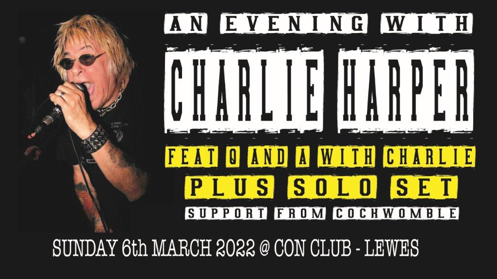 Charlie Harper (UK Subs) - Solo Show