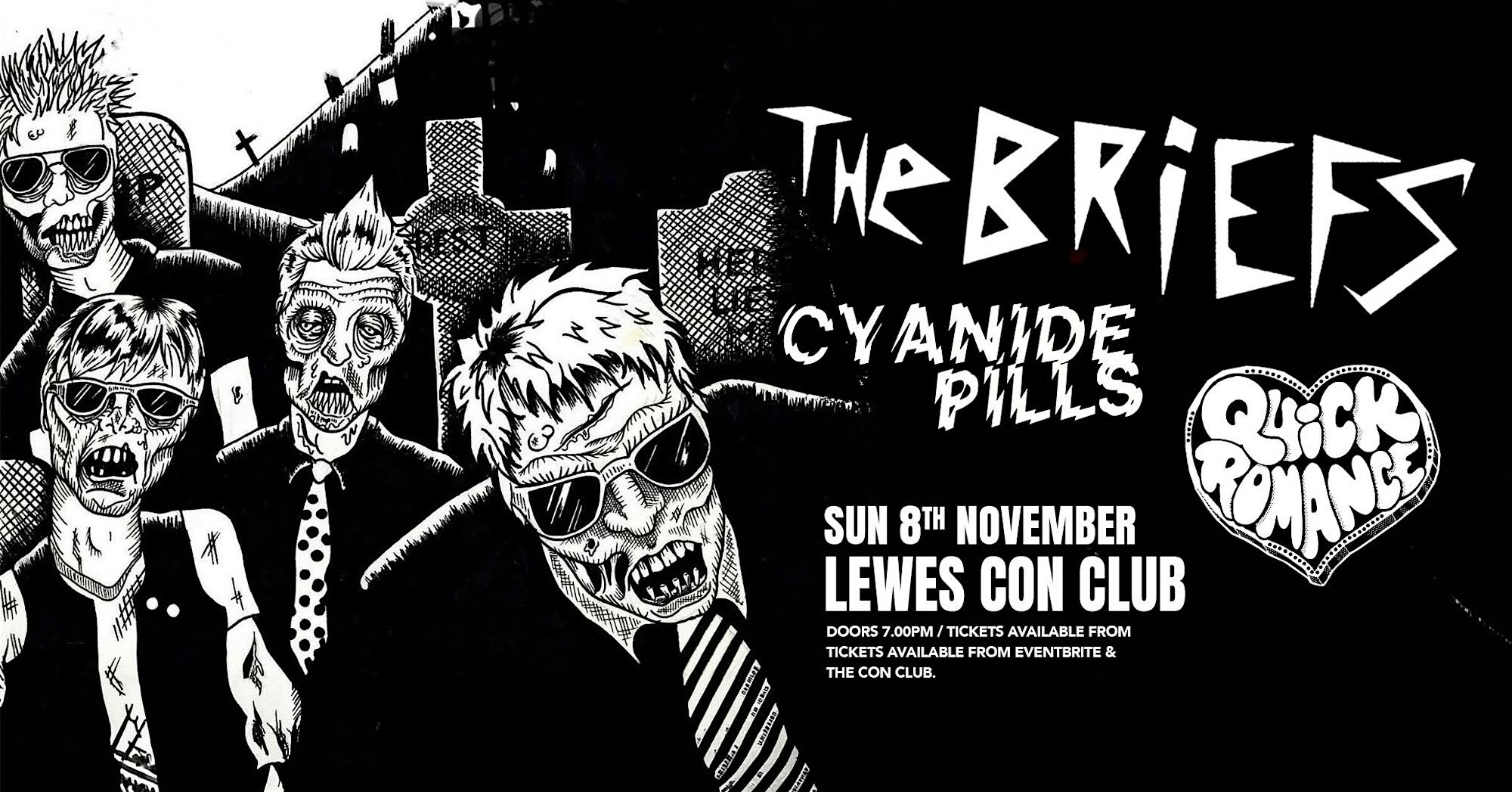 The Briefs + Cyanide Pills + Quick Romance